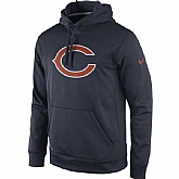 Men's Chicago Bears Nike Practice Performance Pullover Hoodie - Navy Blue,baseball caps,new era cap wholesale,wholesale hats